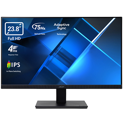 MONITOR ACER V247Y UM.QV7EE.008 23.8''FHD IPS 16:9 4MS 250CD/M2 3Y MM HDMI DP VGA VESA 0FRAME TILT FINO:29/09