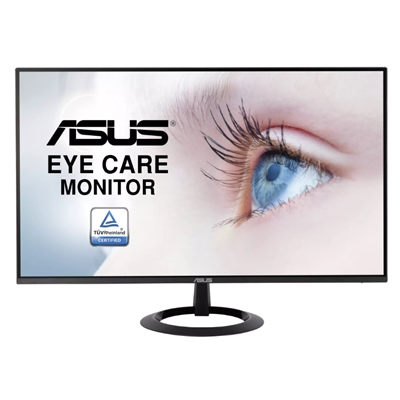 MONITOR ASUS LCD LED 27'' WIDE FRAMELESS VZ27EHE 1MS FHD 1000:1 BLACK VGA HDMI LOWBLUE VESA FINO:30/09