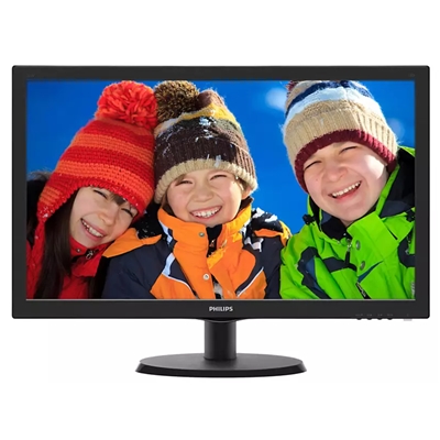 MONITOR PHILIPS LCD LED 21.5'' WIDE 223V5LHSB2/00 5MS FHD 600:1 BLACK VGA HDMI VESA FINO:22/09