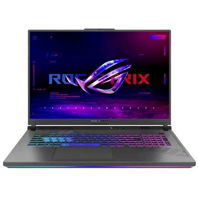 NOTEBOOK ASUS ROG G814JU-N5059W 18''WQXGA IPS AG I7-13650HX 16DDR5 1TBSSD W11 2Y VGA/RTX4050-6GB NO OPTICAL DISK (NOODD) CAM WIFI BT RJ45 3USB