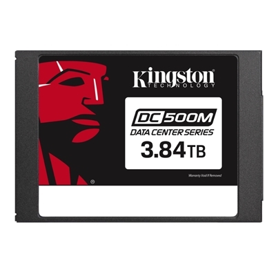 SSD-SOLID STATE DISK 2.5'' 3840GB SATA3 KINGSTON DATACENTER/ENTERPRISE SEDC500M/3840G READ:555MB/S-WRITE:520MB/S