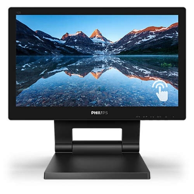 MONITOR SMOOTH-TOUCH PHILIPS LCD LED 15.6'' WIDE 162B9T/00 4MS SOFTBLUE MM HD 500:1 BLACK VGA DVI HDMI DP 2XUSB3 VESA FINO:31/10