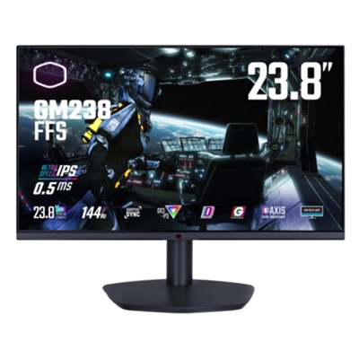 MONITOR COOLER MASTER GAMING GM238-FFS LCD IPS LED FHD 1920X1080 23,8'' 0,5MS 16:9 2XDP 2XHDMI 250NITS 144HZ CMI-GM238-FFS-EK