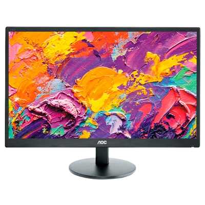 MONITOR AOC LCD LED 21.5'' WIDE E2270SWN 5MS FHD 700:1 BLACK VGA VESA FINO:31/10