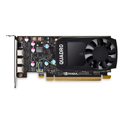 SVGA PNY VCQP400V2-PB NVIDIA QUADRO P400 PASCAL LOW PROFILE 2GBDDR5 PCIE16X 3.0 2560X1600 3X MDP1.4