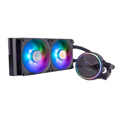 DISS A LIQUIDO COOLER MASTER MLY-D24M-A23PZ-R1 MASTERLIQUID 240 FLUX INT. LGA2066>1700 AMD AM5>FM1 277X119,6X27,2MM