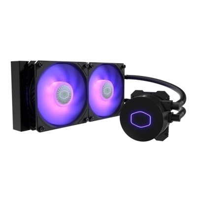 DISS A LIQUIDO COOLER MASTER MLW-D24M-A18PC-R2 MASTERLIQUID ML240L V2 RGB INT. LGA2066>1200 AMD AM4>FM1 277X119,6X27,2MM 1800RPM