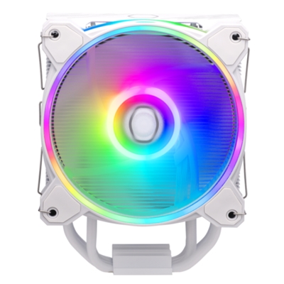 VENTOLA X CPU COOLER MASTER RR-S4WW-20PA-R1 HYPER 212 HALO WHITE INTEL 1700/1200/1151 AMD AM5/AM4 124X73X154MM 650-2050RPM ARGB