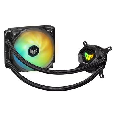 COOLER PER CPU ASUS TUF GAMING LC 120 ARGB RADIATOR-122X150X27MM VENTOLA 120MM AURA LGA 1700-1200-1150-AM4 90RC00H1-M0UAY1