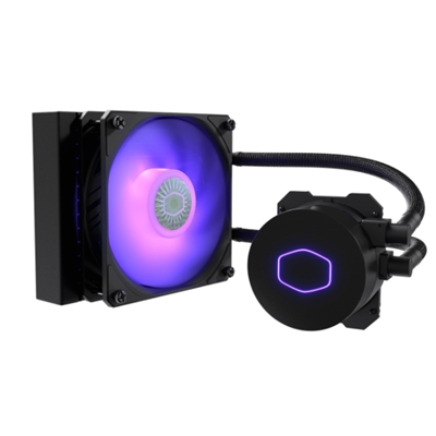 DISS A LIQUIDO COOLER MASTER MLW-D12M-A18PC-R2 MASTERLIQUID ML120L V2 RGB INTEL 2066>1155 AMD AM4>FM1 120X120X25MM 180W 8-27DBA