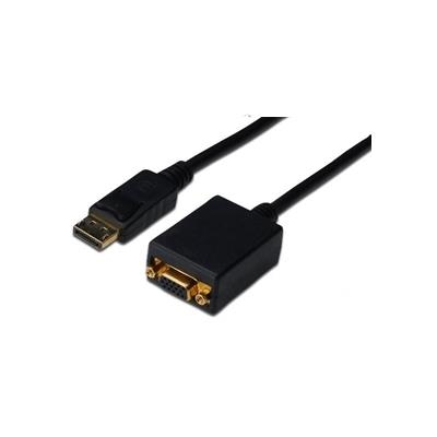 ADATTATORE DISPLAYPORT/VGA AK340403001S DISPLAYPORT MASCHIO / VGA 15P FEMMINA CM15