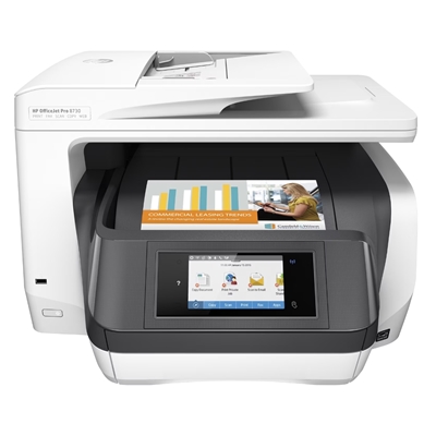 STAMPANTE HP MFC INK OFFICEJET PRO 8730 D9L20A 4IN1 WHITE A4 24/36PPM 512MB F/R ADF WIFI-LAN-USB LCD6.7'' EPRINT