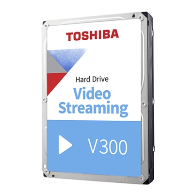 HARD DISK SATA3 3.5'' 1000GB(1TB) TOSHIBA V300 HDWU110UZSVA 64MB CACHE VIDEO STREAMING 24X7 BULK