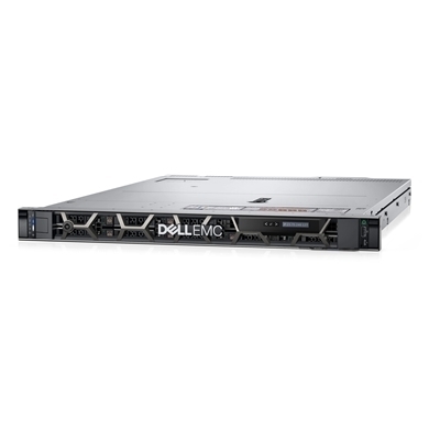 SERVER DELL R450 XDK46 RACK1U XEON 12C 4310 1X16GB RDIMM 3200MHZ 480GBSSD 8X2.5'' PERC H755 4XGLAN 1X800W 3YNBD FINO:05/01