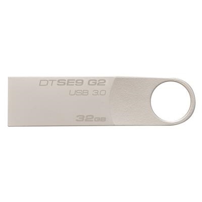 FLASH DRIVE USB3.0 32GB KINGSTON DTSE9G2/32GB ULTRA SLIM ''DATA TRAVELER'' METAL CASE SILVER