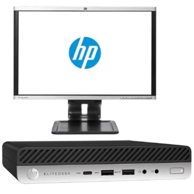 PC HP+MONITOR HP 24'' LA2405X REFURBISHED HP DM 600/800 G3 1LT RNBUNDLE8 I5-6XXX 8GBDDR4 240SSD W10PRO NOODD 2Y-PC 1Y-MONITOR