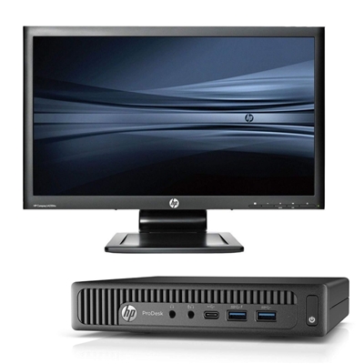 PC+MONITOR HP LA2306X 23'' REFURBISHED RINOVO 600/800 G2 1LT RN65534002 I5-6XXX 16GBDDR4 512SSD W10PRO NOODD 1Y