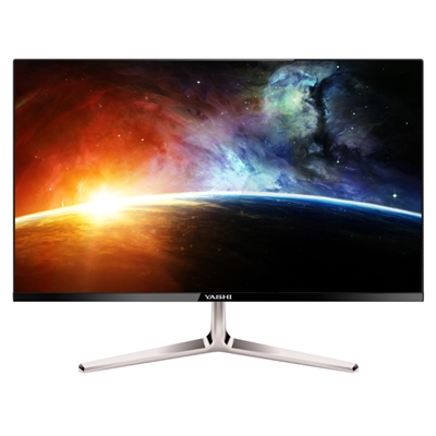 MONITOR YASHI PIONEER SLIM YZ2407 LED 24'' FHD IPS 16:9 2MS MM 1920X1080 BLACK/SILVER VGA/HDMI 350CD/M2 1000:1 FINO:31/01