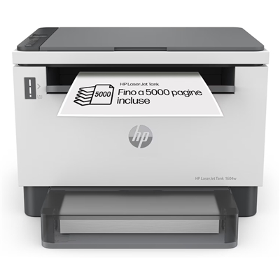 STAMPANTE HP MFC LASERJET TANK 1604W 381L0A A4 3IN1 22PPM 64MB WIFI USB 600DPI 1Y TONER RICARICABILE FINO A 5.000PAG