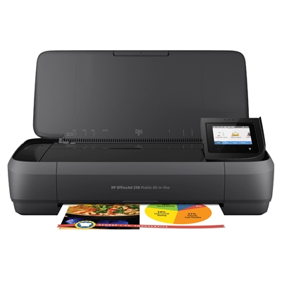 STAMPANTE HP MFC OFFICEJET MOBILE 250 CZ992A BLACK 3IN1 A4 7/10/19PPM 128MB WIFI-USB EPRINT 240V 3.06KG 1200DPI 1Y