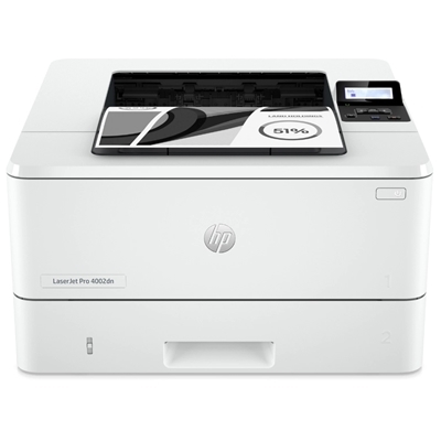 STAMPANTE HP LASERJET PRO 4002DN 2Z605F WHITE A4 40PPM F/R 256MB GLAN/USB 2VASSOICARTA 1200DPI 1Y 3-10UTENTI