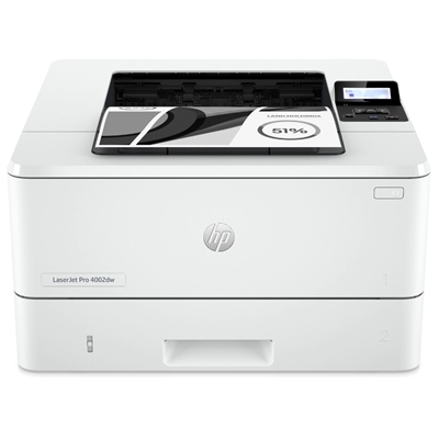 STAMPANTE HP LASERJET PRO 4002DW 2Z606F WHITE A4 40PPM F/R 256MB WIFI/GLAN/USB/BT 2VASSOICARTA 1200DPI 1Y 3-10UTENTI FINO:31/01