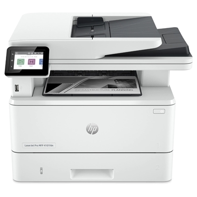 STAMPANTE HP MFC LASERJET 4102DWE HP+ 2Z622E WHITE A4 40PPM 512MB ADF F/R GLAN-3XUSB-WIFI-BT 3IN1 2Y 1200DPI