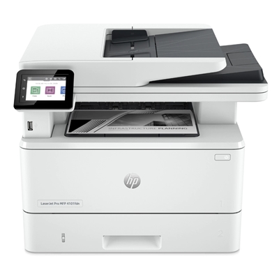 STAMPANTE HP MFC LASERJET PRO 4102FDN 2Z623F WHITE A4 40PPM 512MB ADF F/R GLAN-USB LCD 1200DPI 4IN1 2VASSOICARTA 1Y