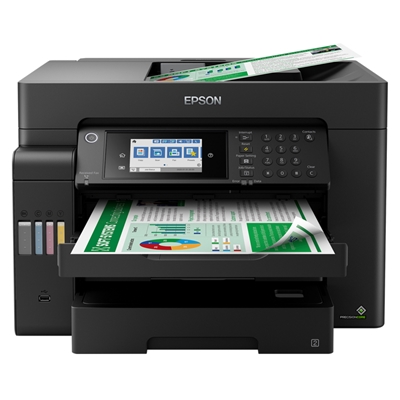 STAMPANTE EPSON MFC INK ECOTANK ET-16600 C11CH72401 A3+ 4IN1 32/22PPM ADF50FG F/R 250FG LCD USB LAN WIFI DIRECT