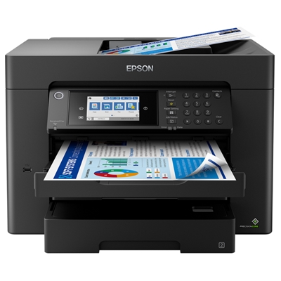 STAMPANTE EPSON MFC INK WORKFORCE PRO WF-7840DTWF C11CH67402 A3+ 4IN1 32PPM F/R 550FG LCD 10,9CM ADF USB LAN WIFI, WI FINO:29/03