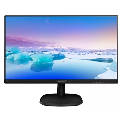 MONITOR PHILIPS LCD IPS LED 23.8'' WIDE 243V7QDAB/00 4MS SOFTBLUE MM FHD 1000:1 BLACK VGA DVI HDMI VESA FINO:31/01