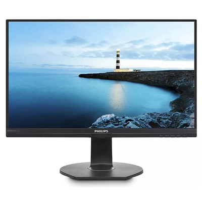 MONITOR PHILIPS LCD IPS LED 23.8'' WIDE 241B7QUPBEB/00 5MS MM FHD 1000:1 BLACK VGA HDMI DP USB-C 2XUSB3.0 VESA PIVOT FINO:31/01