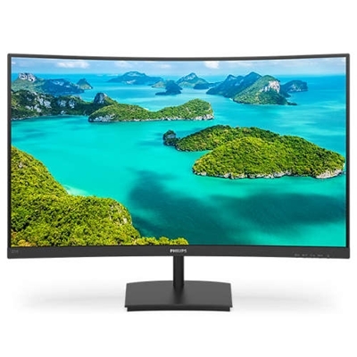 MONITOR PHILIPS LCD VA CURVED LED 27'' WIDE 271E1SCA/00 4MS SOFTBLUE MM FHD 3000:1 BLACK VGA HDMI VESA 2Y FINO:31/01