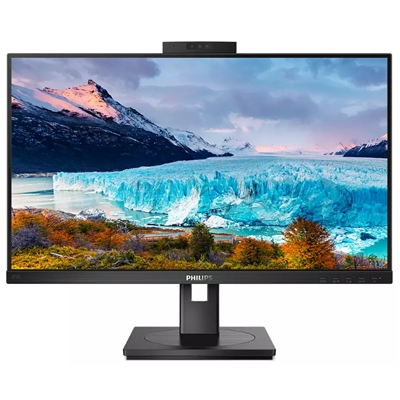 MONITOR PHILIPS LCD IPS LED 27'' WIDE 272S1MH/00 4MS MM LOWBLUE FHD 1000:1 BLACK VGA DVI HDMI DP USB3.2 WEBCAM VESA FINO:31/01