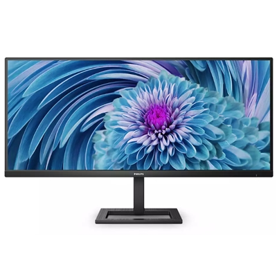 MONITOR PHILIPS LCD VA ULTRA WIDE 34'' 21:9 346E2LAE/00 1MS MM QHD 4000:1 BLACK HDMI DP USB-C REG.ALT. VESA FINO:31/01