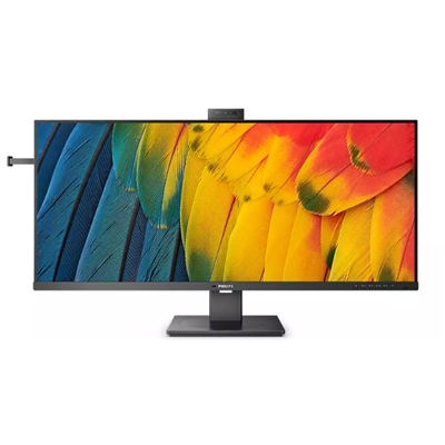 MONITOR PHILIPS LCD IPS LED 39.5'' 21:9 40B1U5601H/00 4MS MM WQHD 1200:1 BLACK HDMI DP HUB USB DOCK USB-C LAN WEBCAM W FINO:31/01