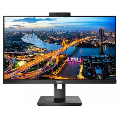 MONITOR PHILIPS LCD IPS LED 23.8'' WIDE 243B1JH/00 4MS LOWBLUE MM FHD 1000:1 BLACK HDMI DP LAN USB-C WEBCAM VESA FINO:31/01