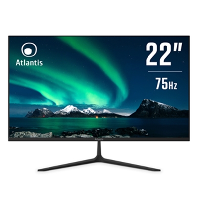 MONITOR ATLANTIS LCD FULL HD 22'' A05-HE22V-VH INGR.VGA/HDMI. SUPP.FREESYNC-REFR.SINO 75HZ.CAVO HDMI INCL.-CONF.DNSH FINO:31/01