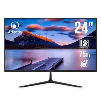 MONITOR ATLANTIS LCD FULL HD 24'' A05-HE24I-VHDM MULT.TRIAL IN INPUT VGA+HDMI+DP-SUPP.FREESYNC REF.SINO75HZ-CONF.DNSH FINO:31/01