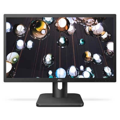 MONITOR AOC LCD MVA LED 21.5'' WIDE 22E1Q 5MS MM FHD 3000:1 BLACK VGA HDMI DP VESA FINO:08/01