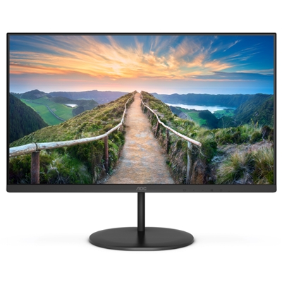 MONITOR AOC LCD IPS LED 27'' WIDE FRAMELESS U27V4EA 4K 4MS MM UHD 1000:1 BLACK HDMI DP FINO:31/01