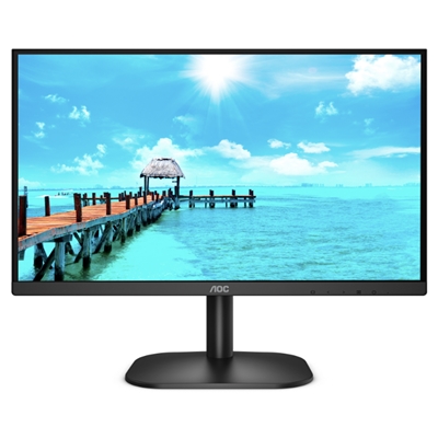 MONITOR AOC LCD LED 21.5'' WIDE FRAMELESS 22B2QAM 4MS MM FHD 3000:1 BLACK VGA HDMI DP VESA FINO:31/01