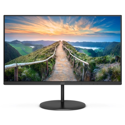 MONITOR AOC LCD IPS LED 27'' WIDE FRAMELESS Q27V4EA 4MS MM QHD 1000:1 BLACK HDMI DP VESA FINO:31/01