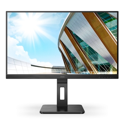 MONITOR AOC LCD VA LED 23.8'' WIDE FRAMELESS 24P2QM 4MS MM FHD 3000:1 BLACK VGA HDMI DVI DP 4XUSB VESA FINO:31/01