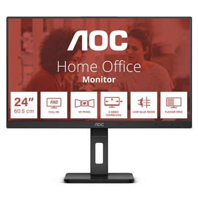 MONITOR AOC LCD VA LED 27'' WIDE FRAMELESS Q27E3UMF 4MS MM QHD 4000:1 BLACK HDMI DP HUB USB VESA FINO:31/01