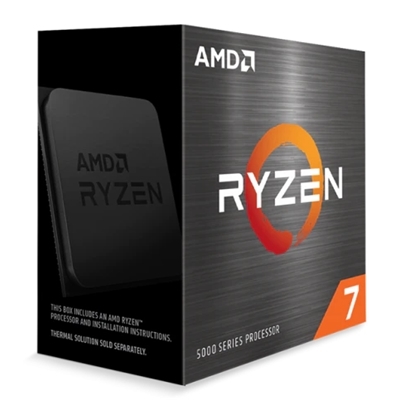 CPU AMD RYZEN 7 5800X 4.7GHZ 8CORE 36MB 100-100000063WOF AM4 105W BOX NO COOLER - GARANZIA 3 ANNI