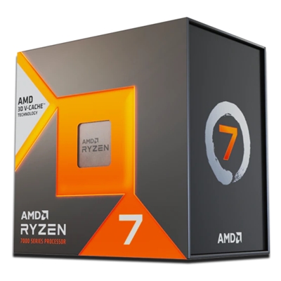 CPU AMD RYZEN 7 7800X3D 4.2GHZ (5,0GHZ MAX) 5NM 8CORE 104MB 100-100000910WOF AM5 120W RADEON BOX NO COOLER - GARANZIA 3 ANNI