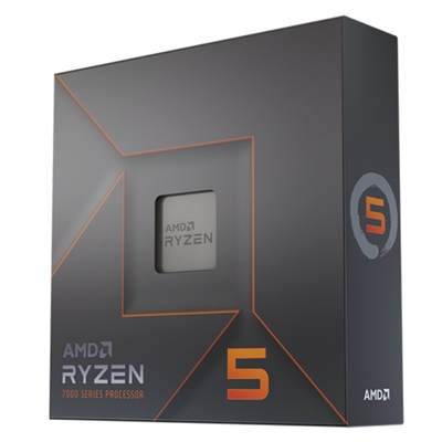 CPU AMD RYZEN 5 7600X 4.7GHZ 6CORE 38MB 100-100000593WOF AM5 105W BOX NO COOLER - GARANZIA 3 ANNI