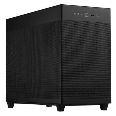 CABINET ATX SMALL TOWER ASUS AP201 BLACK MICRO-MINIATX 1X2,5 + 3XCOMBO BAY 4XSLOT-ESP. NO-ALIM. 205X350X460MM 90DC00G0-B39000