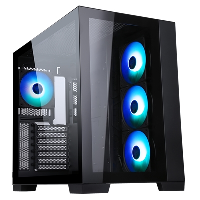 CABINET ITEK DARK CAVE - GAMING TOWER, ATX, 4X12CM ARGB FAN, 2XUSB3 TYPE-C, SIDE PANEL TEMP GLASS (ITGCADCAGB)